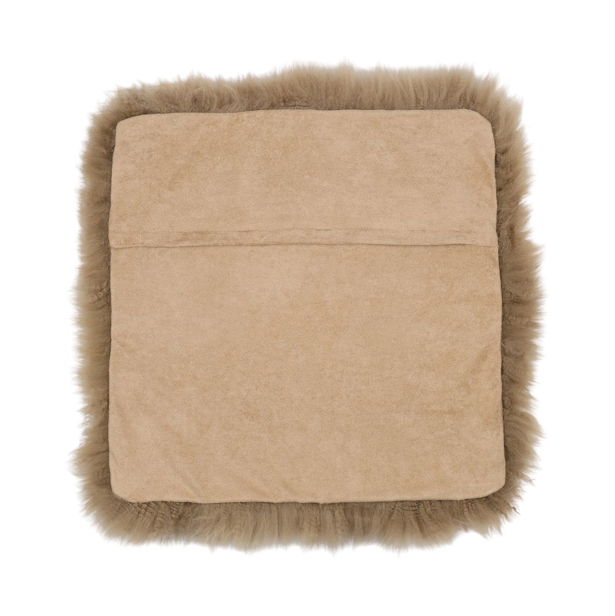 Fellkissenbezug | Langhaar | Neuseeland | 40x40 cm Taupe