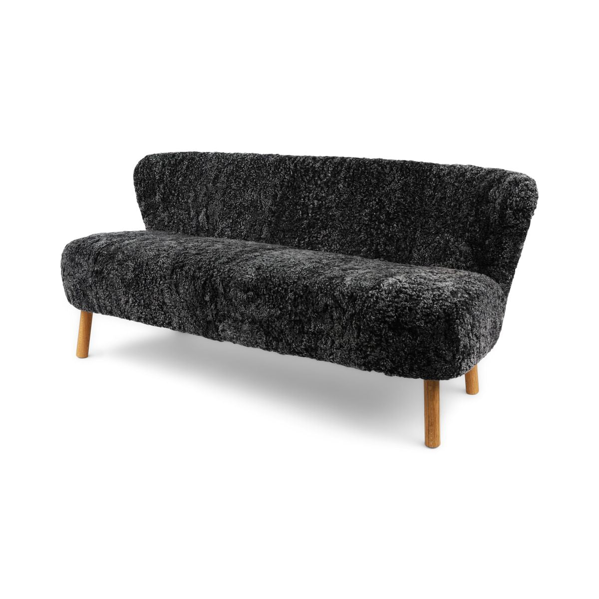 Emanuel 3-Sitzer Sofa | Dreisitzer | Design Möbel Anthrazit