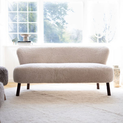 Emanuel Sofa | Kurzhaar  Beige