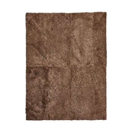 Lammfell Designerteppich Premium | Kurzhaar | Neuseeland Taupe