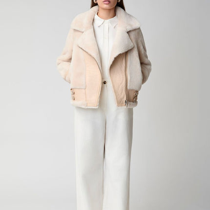 Annalon Jacke | Doubleface Beige