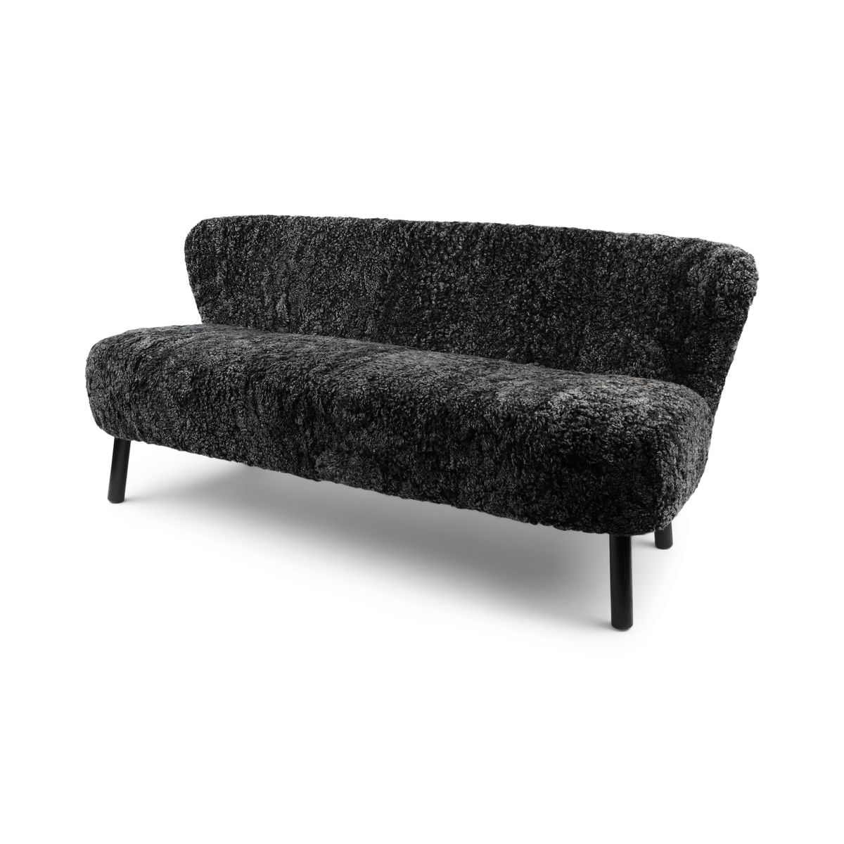 Emanuel 3-Sitzer Sofa | Dreisitzer | Design Möbel Anthrazit