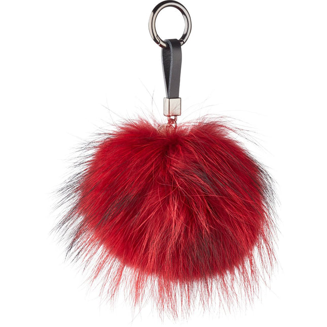 Pompon Schlüsselanhänger | Waschbär Rouge