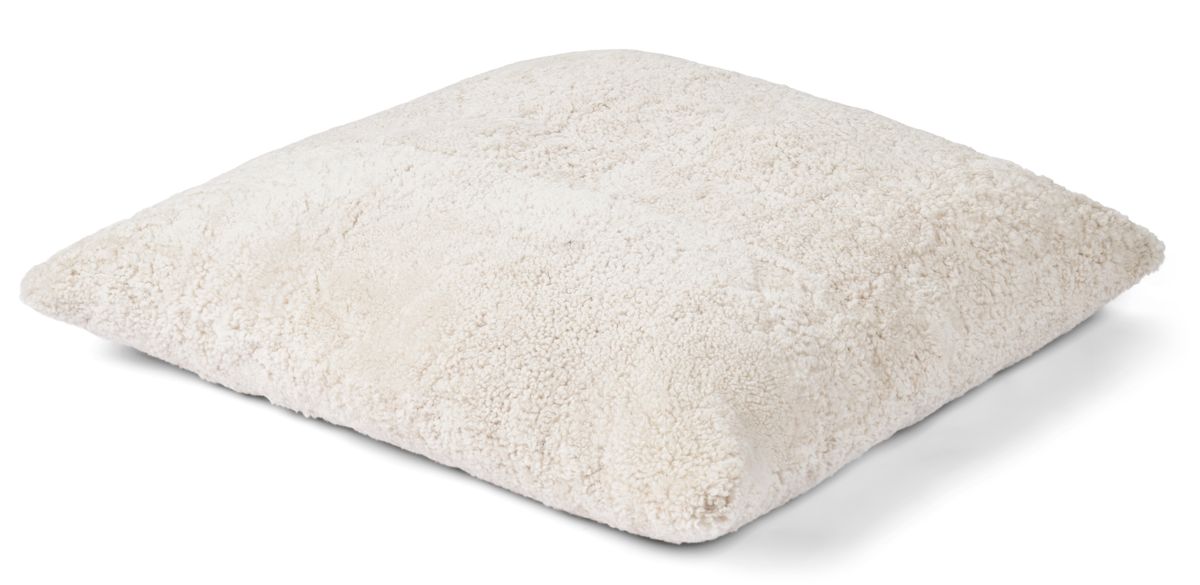 Lammfell Sitzsack | Kurzhaar | Neuseeland | Doppelseitig | 90x90 cm Fellkissen | Lammfellhaus.at