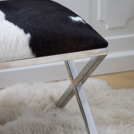 Merino Doppeltes Lammfell | Langhaar | Neuseeland | 160x60 cm Leinen