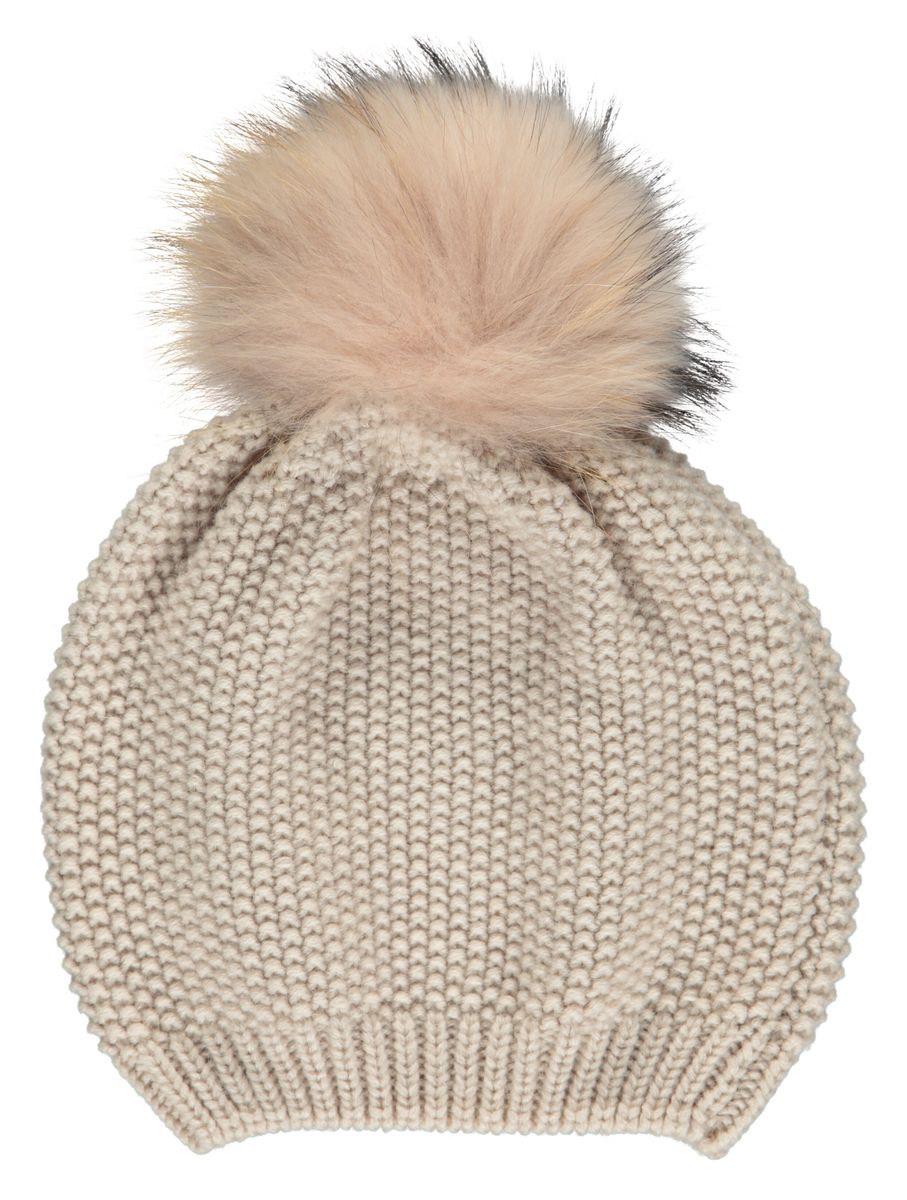 Stella Mütze | Wolle, Waschbär Modeaccessoire | Lammfellhaus.at