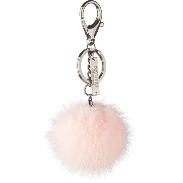 Pompon Schlüsselanhänger | Nerz