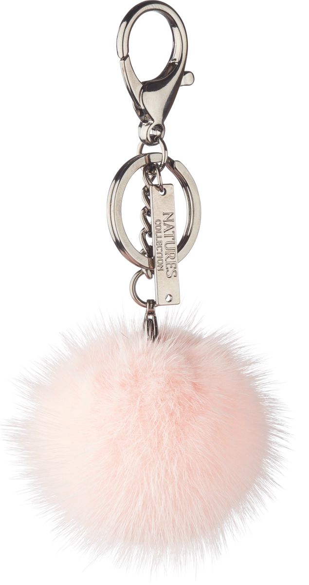 Pompon Schlüsselanhänger | Nerz Modeaccessoire | Lammfellhaus.at