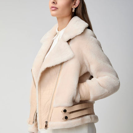 Annalon Jacke | Doubleface Beige