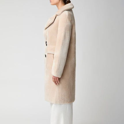Ivy Mantel | Doubleface Beige