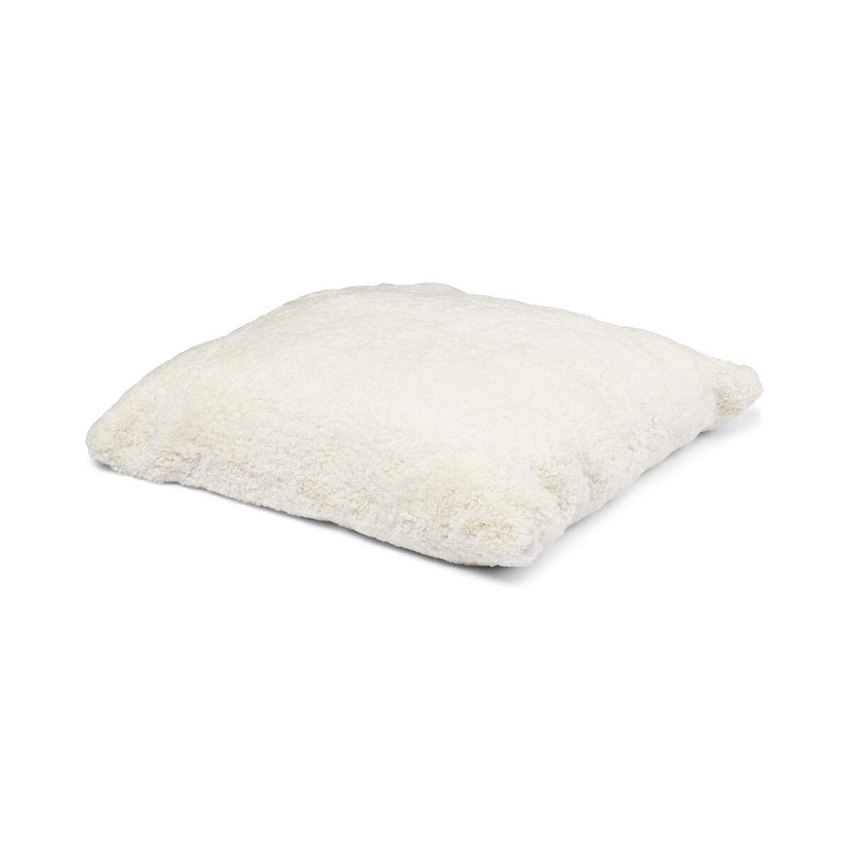 Lammfell Sitzsack | Kurzhaar | Neuseeland | Doppelseitig | 90x90 cm Fellkissen | Lammfellhaus.at