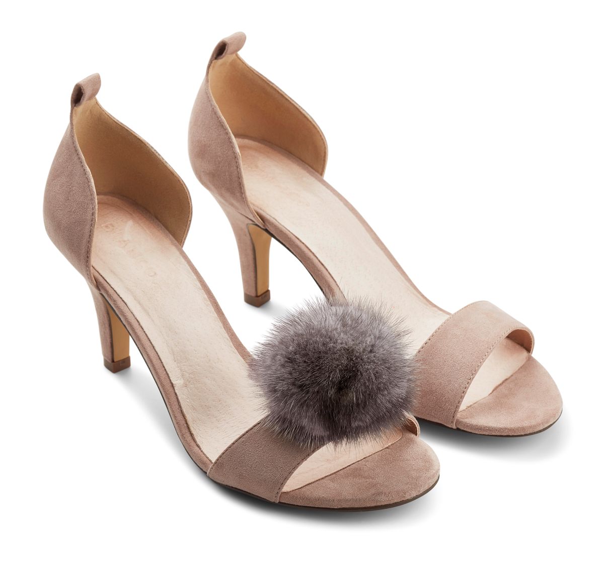 Pompon Schuhclip | Nerz Fellschuhe | Lammfellhaus.at
