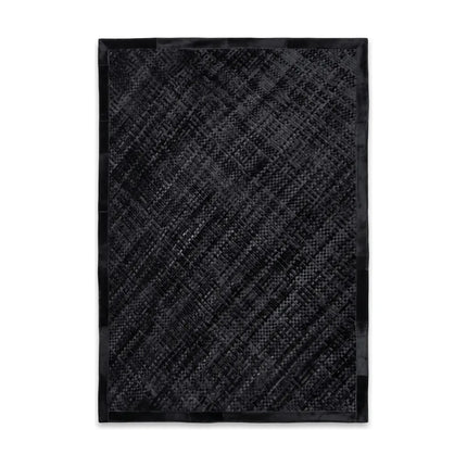 Schwarzer Kuhfell-Designteppich | Brasilien | 200x300 cm | 170x240 cm