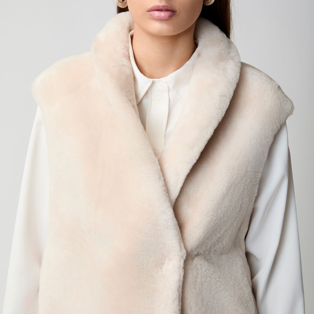 Lorena Weste | Shearling Westen | Lammfellhaus.at