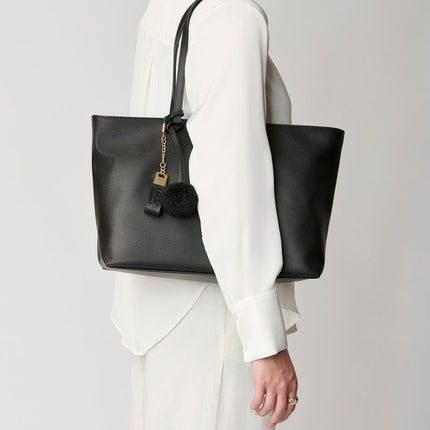 Audrey Shopper | Lammleder Schwarz