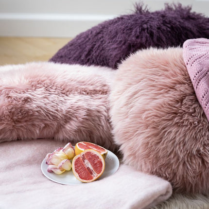 Fellkissen | Tibet | 50x50 cm Lady Pink