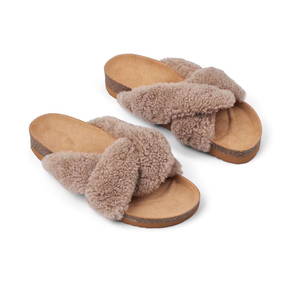 Lilly Kreuz Slippers | Neuseeland | Größe 35-42 Fellschuhe | Lammfellhaus.at