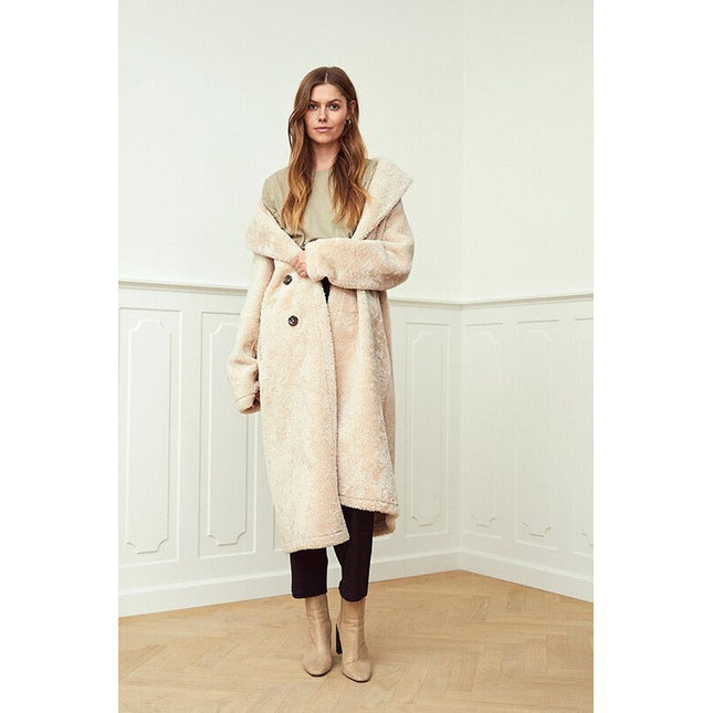 Nora Mantel | Doubleface Beige