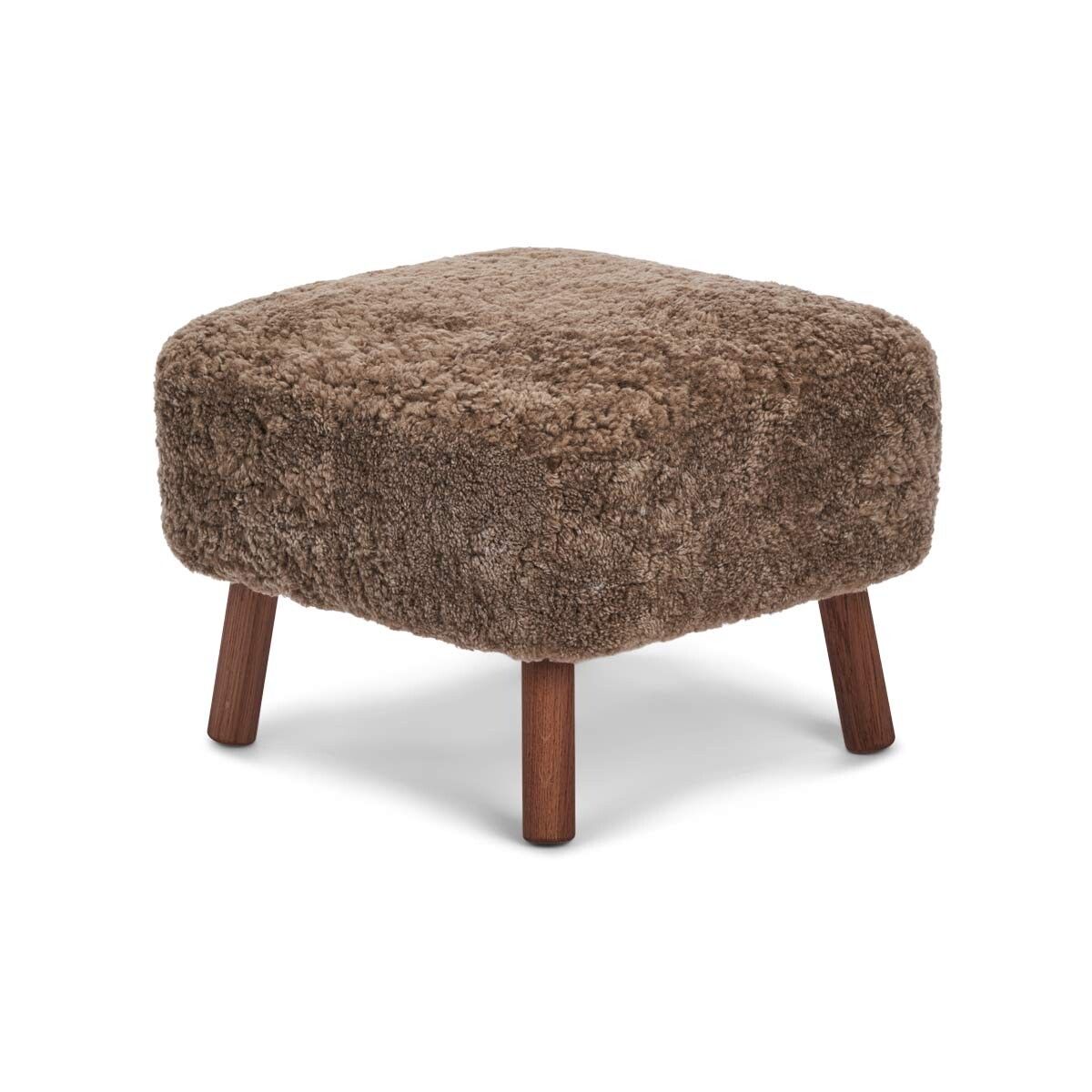 Lammfell Hocker Emily | Kurzhaar | Neuseeland