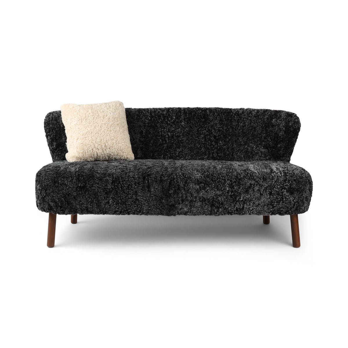 Emanuel 3-Sitzer Sofa | Dreisitzer | Design Möbel Anthrazit