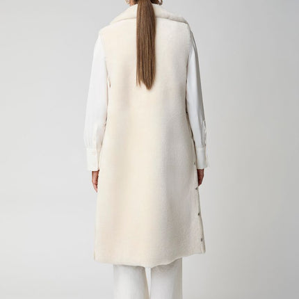 Raelynn Weste | Shearling Lammfell Schwarz