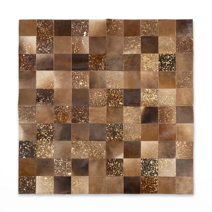 Kuhfell Design Teppich | Brasilien | 200x200 cm