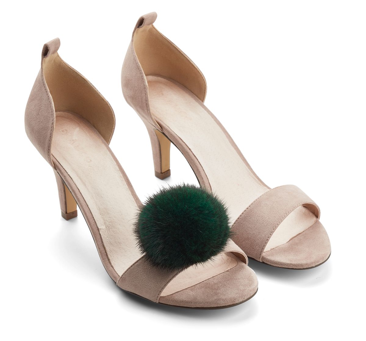 Pompon Schuhclip | Nerz Fellschuhe | Lammfellhaus.at