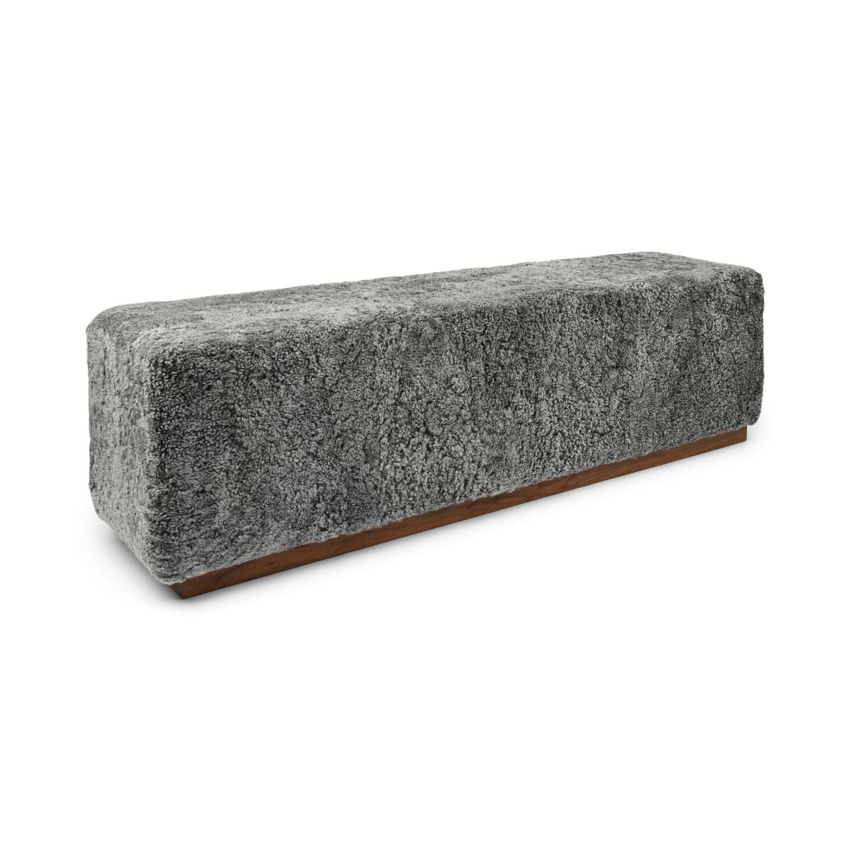 Lammfellbank Benjamin | Kurzhaar | 160x44x52 cm Bänke | Lammfellhaus.at