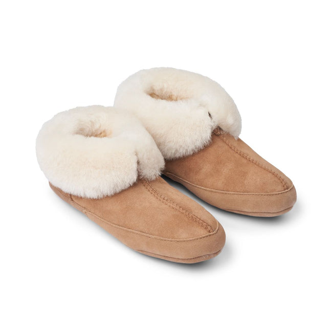 Soft Sole Slipper | Lammwolle, Wildleder
