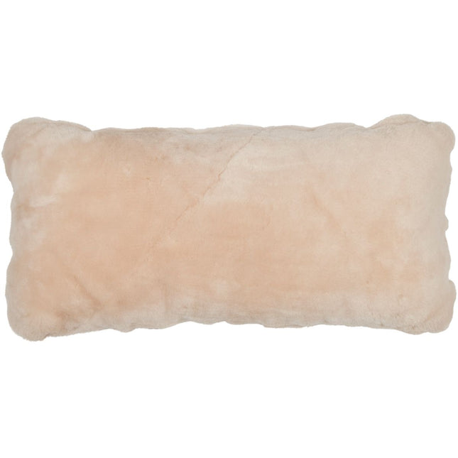 Lammfellkissen | Neuseeland | Mokassin | 28x56 cm