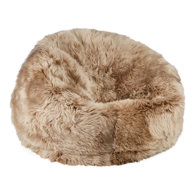 Lammfell Sitzsack Premium | Langhaar | Neuseeland | 92x93 cm