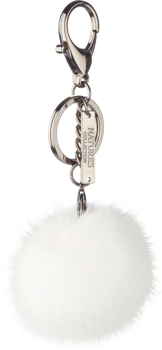Pompon Schlüsselanhänger | Nerz Modeaccessoire | Lammfellhaus.at