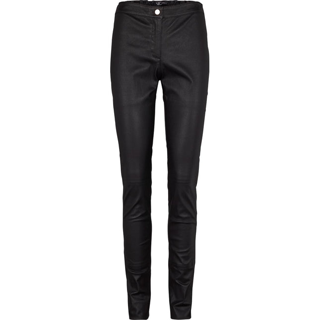 Ambra Leggings | Lammleder Schwarz