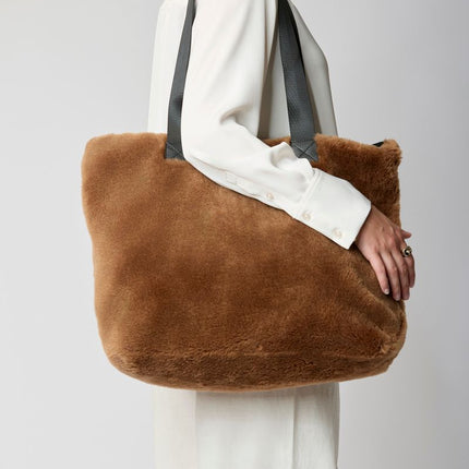 Norma Shopper | Neuseeland | Lammwolle Teddybraun
