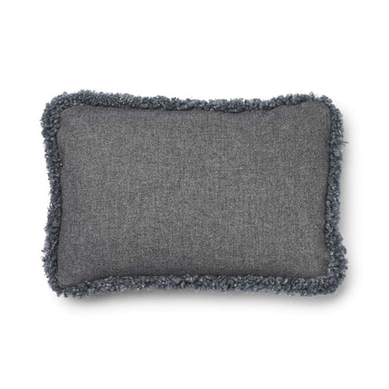 Wollkissen | 100% Wolle | Fellborte | 52x52 cm | 34x52 cm Stein/Hellgrau