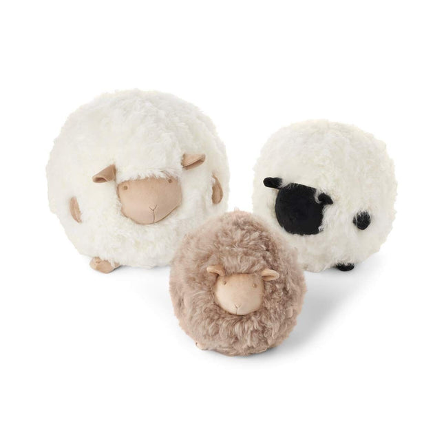 Cute Sheep | Kurzhaar | Neuseeland | Rundes Fellkissen | D28 cm