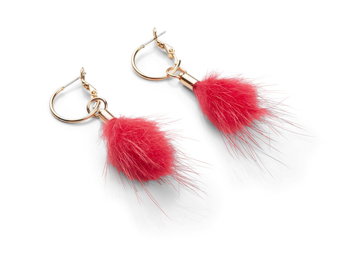 Nicki Ohrringe | Nerz Modeaccessoire | Lammfellhaus.at