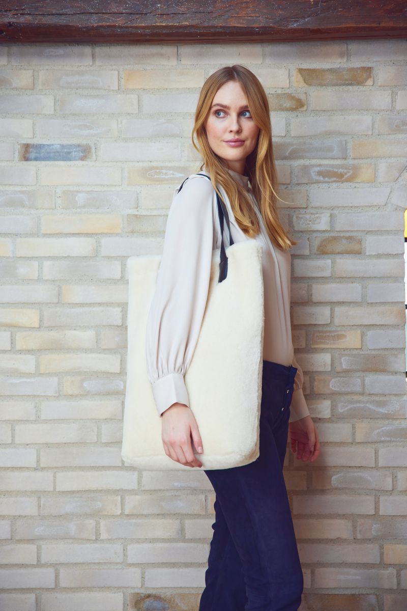 Leonora Shopper | Neuseeland | Lammwolle Taschen | Lammfellhaus.at