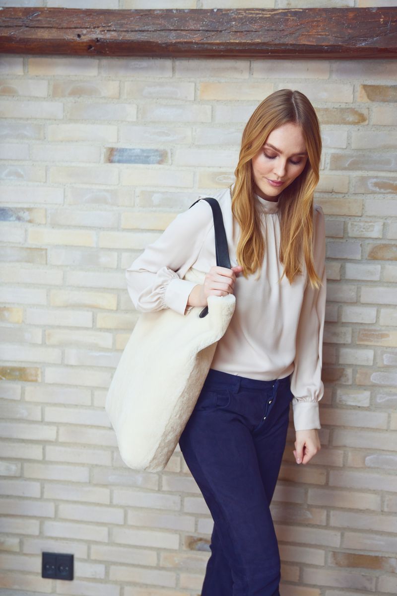 Leonora Shopper | Neuseeland | Lammwolle Taschen | Lammfellhaus.at