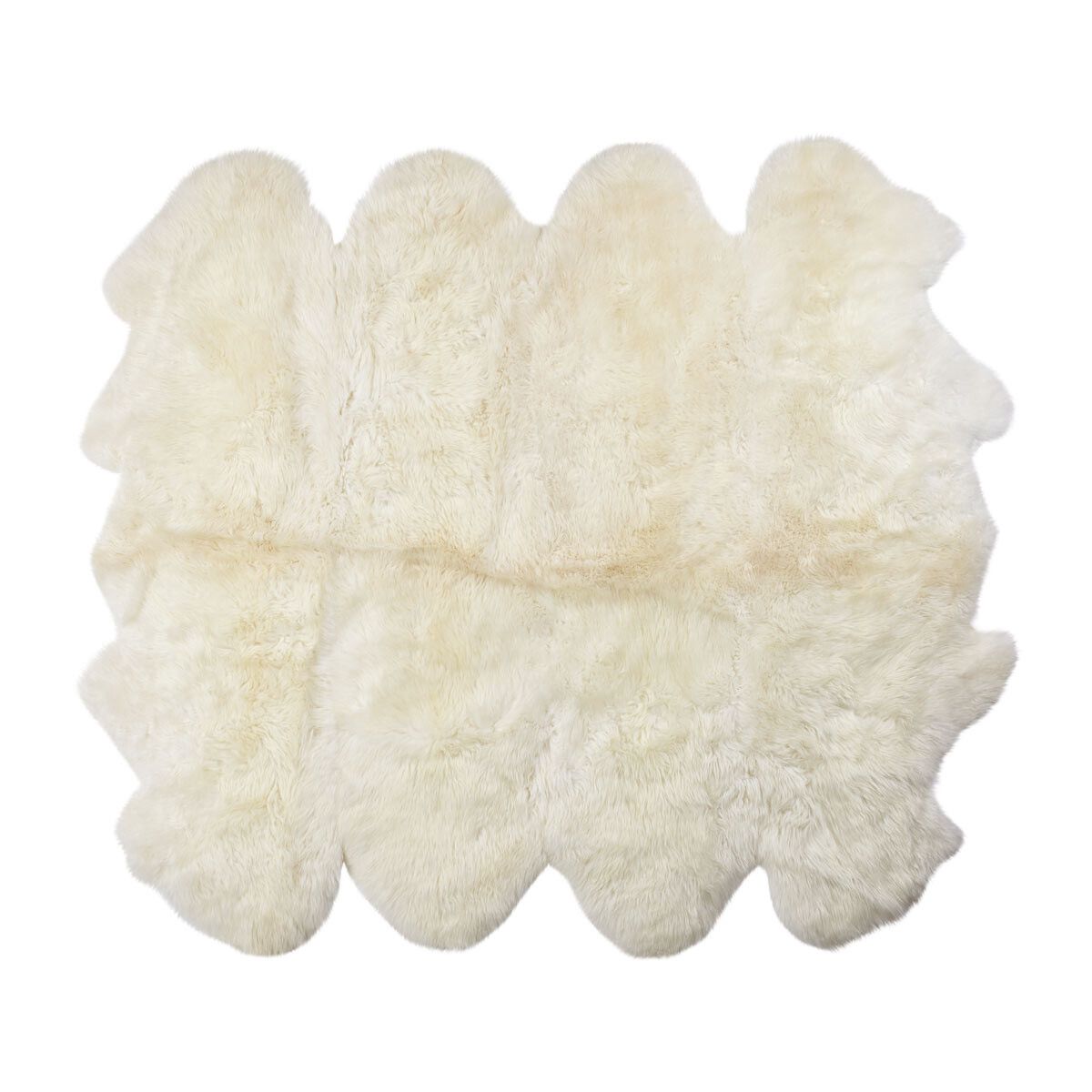 Lammfell Teppich Premium | Langhaar | Neuseeland | 180x214 cm Lammfelle | Lammfellhaus.at