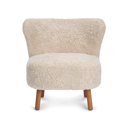 Emil Loungesessel | Lammfell Premium Beige