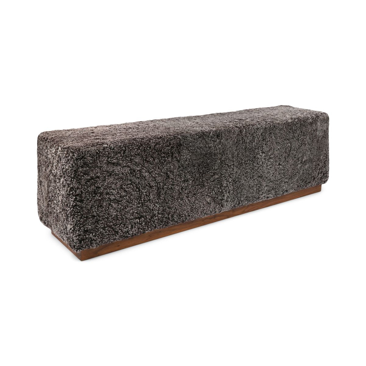 Lammfellbank Benjamin | Kurzhaar | 160x44x52 cm Bänke | Lammfellhaus.at