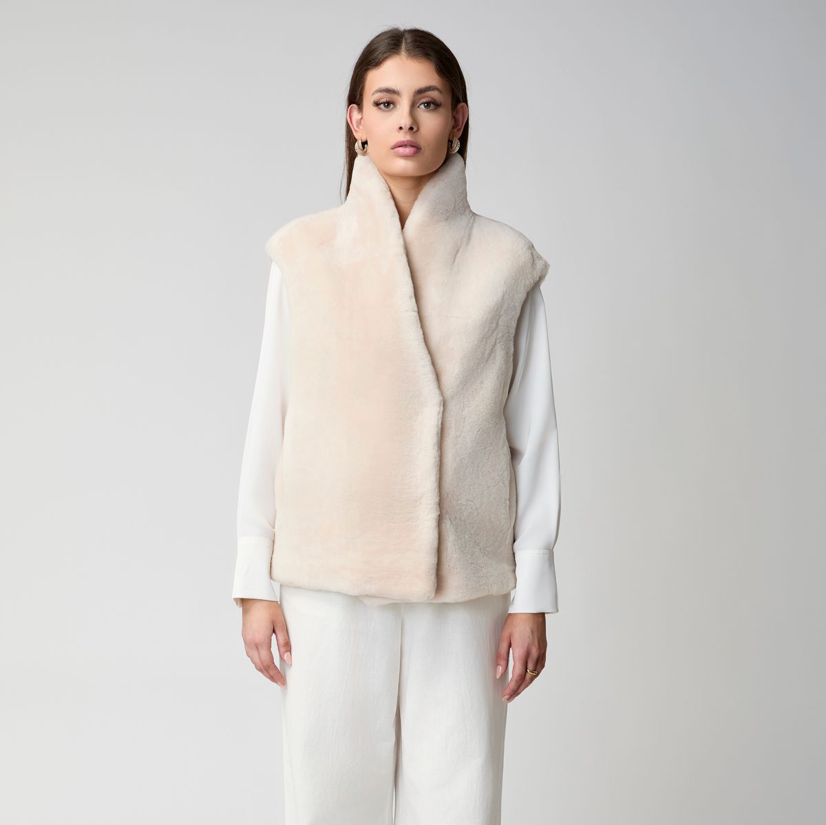 Lorena Weste | Shearling Westen | Lammfellhaus.at