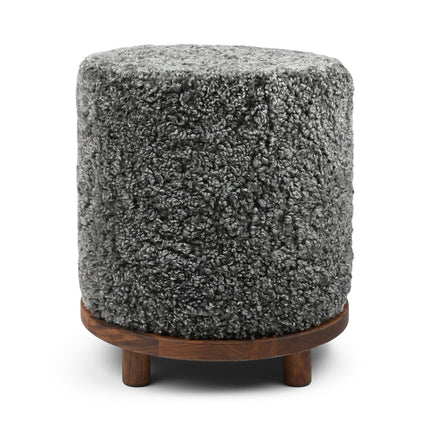 Simon Pouf | Kurzhaar | Neuseeland | D46x52 cm Grafit
