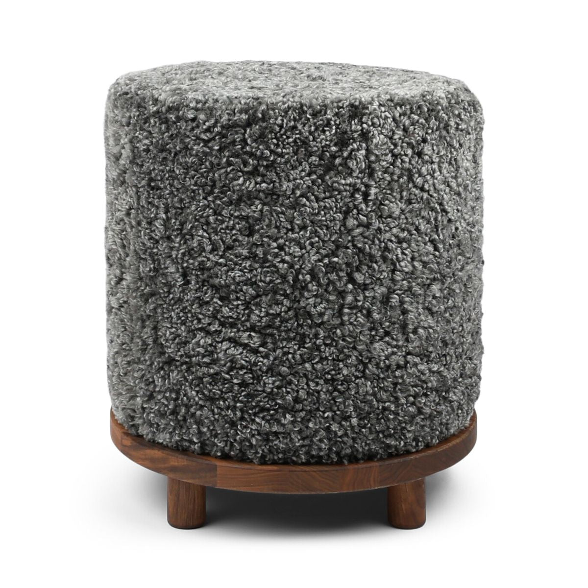 Simon Pouf | Kurzhaar | Neuseeland | D46x52 cm Poufs | Lammfellhaus.at