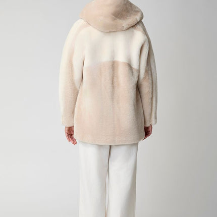 Leah Jacke | Doubleface Beige/Brun