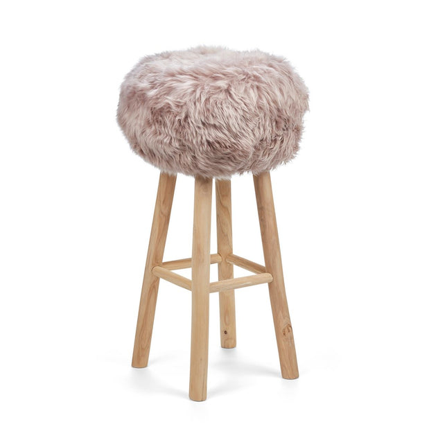 Lammfell Hockerbezug | Langhaar | Neuseeland | 35x17 cm