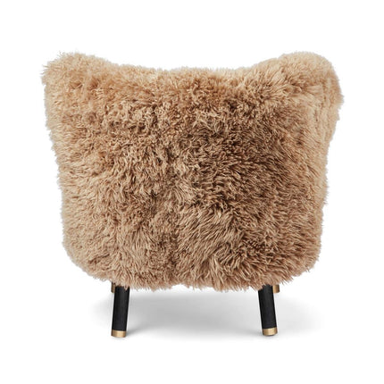Emil Loungesessel | Premium Lammfell | Langhaar Honig