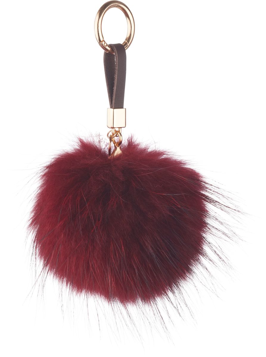Pompon Schlüsselanhänger | Waschbär Modeaccessoire | Lammfellhaus.at