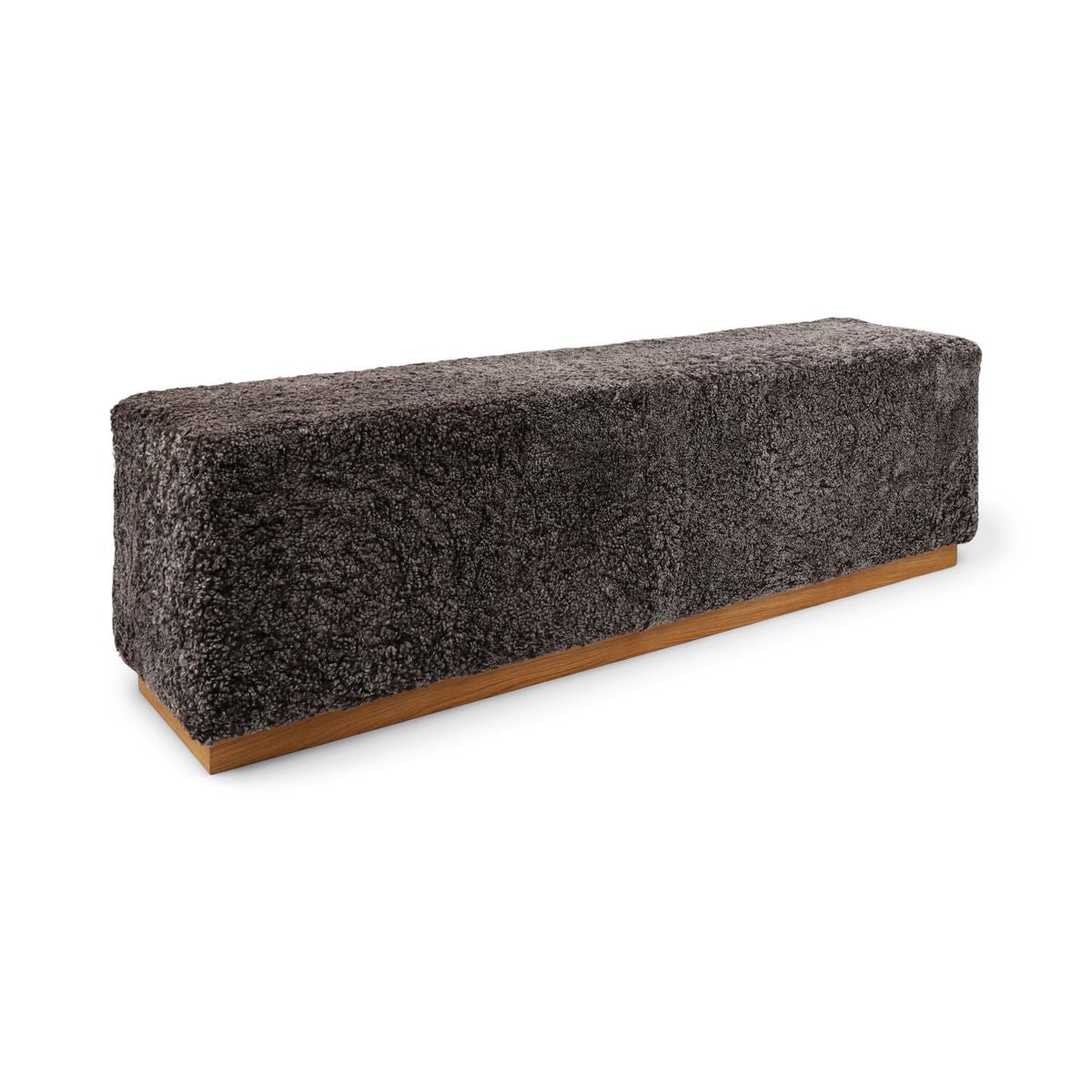 Lammfellbank Benjamin | Kurzhaar | 160x44x52 cm Bänke | Lammfellhaus.at